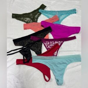 Vintage Large Bundle Of Victorias Secret and More Thongs
